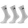 Cushioned Crew Socks 3 Pairs - White