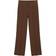 Pull&Bear Straight Leg Tailored Trousers - Chocolate Brown