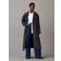 Calvin Klein Double Face Wool Wrap Coat Brown