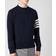 Thom Browne Four-Stripe Sweatshirt navy