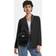 Urban Classics Ladies Long Blazer Schwarz