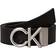 Calvin Klein Leather Logo Belt Black Men Black