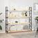 vidaXL 3279436 Natural Væghylde 140cm 2stk