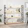 vidaXL 3279436 Natural Wall Shelf 140cm 2pcs