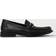 Fendi O'Lock mocassins in leather and FF monogram fabric Tobacco
