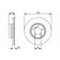 Bosch Bromsskiva 0 986 479 A06 24 mm 5 120 mm Ventilerad Belagd Höguppkolat
