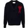 Ami Paris Strik Cardigan - Blå