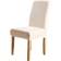 OHS Boucle Seat Covers Dining Slip Elastic Furniture Protector, Cream - One Size Loose Chair Cover Beige (106x47cm)