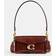 Coach Coach Spazzolato Leather Tabby Shoulder Bag 20 Dark Brown