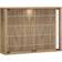 VCM Vitrosa Honey Oak Vitrinskåp 83x60cm