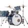 Pearl Roadshow 4-Piece Complete Drum Set with Cymbals and Stan. Aqua Blue Glitter