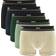 BOSS Five-pack of Stretch Cotton Trunks with Logo Waistbands 5-pack - Light Beige/Blue/Green/Black