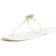 Tory Burch Women's Mini Miller Flip Flops, Ivory/Gold