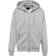 Nike Jordan Brooklyn Fleece Full-Zip Hoodie - Carbon Heather/White