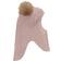 Huttelihut Kid's Alpaca Pompoms Balaclava - Fawn