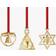 Georg Jensen Miniature Christmas Mobile 2024 Gold Christmas Tree Ornament 5.7cm 3pcs