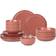 STONE LAIN Logan Terracotta Dinner Set 16