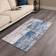 OHS Abstract Flat Rug 80 x 150 - Navy Blue cm