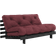 Karup Design Roots 160 Black Wood Bordeaux/Black Lacquered Soffa 160cm 2-sits
