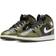 NIKE Air Jordan 1 Mid GS - Black/Medium Olive/White