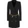 Elisabetta Franchi Coctailkleid AB-657-46E2 Schwarz Regular Fit