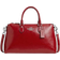 Coach Georgia Satchel Bag - Novelty Leather/Silver/Red