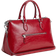 Coach Georgia Satchel Bag - Novelty Leather/Silver/Red