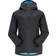 Rab Women's Valiance Waterproof Down Jacket - Black/Aquamarine