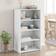 vidaXL 846404 White Skænk 70x124cm