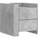 vidaXL 848286 Concrete Grey Bedside Table 45x50cm