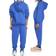 Nike Little Kid's Full-Zip Club Hoodie Set 2pcs - Game Royal (86L445-U89)