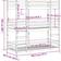 vidaXL 3284260 Bunk Bed 82.5x195.5cm
