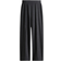 H&M Elegant High Waist Trousers - Dark Grey Mottled