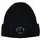 C.P. Company Fine Merino Wool Lens Beanie Uld - Black