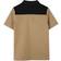 BOSS Colour Block Cotton Polo Shirt - Beige