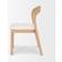 Mercana Nobu Open Back Oak/Cream Kitchen Chair 30.7"