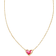 Kendra Scott Framed Ari Heart Short Pendant Necklace - Gold/Pink