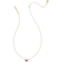 Kendra Scott Framed Ari Heart Short Pendant Necklace - Gold/Pink