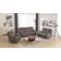 Red Barrel Studio Alycea Classic Espresso Sofa 84" 3pcs 1 Seater, 2 Seater, 3 Seater