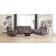 Red Barrel Studio Alycea Classic Espresso Sofa 84" 3pcs 1 Seater, 2 Seater, 3 Seater