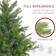 Homcom Hinged Green Christmas Tree 210cm