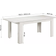 Homestyle4u Extendable Solid White Esstisch 90.5x160.5cm 5Stk.