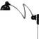 Fritz Hansen Kaiser Idell 6559-W Vägglampa Vit/Krom Väggarmatur