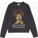 Ganni Graphic Wool Mix Tiger Crewneck Pullover - Grey