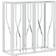 vidaXL Side Silver Stainless Steel and Glass Console Table