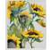 Stupell Industries Bright Blooming Sunflowers White Framed Art 11x14"