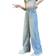 Shein Teenage Girls Wide Leg Pants with Little Heart Pattern Beige
