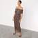 Never Fully Dressed Leopard Diaz Dress - Brown