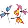 Denk Garden Stake Butterfly 3 pcs