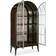 Hooker Furniture Bella Donna Caviar/Dark Wood Glass Cabinet 45.2x84"